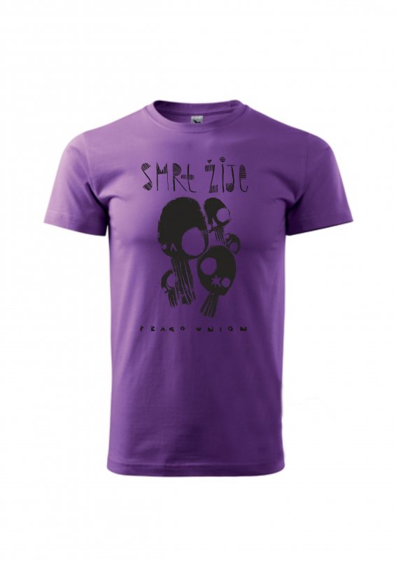Triko smrt žije fialové | Fanshop Prago Union